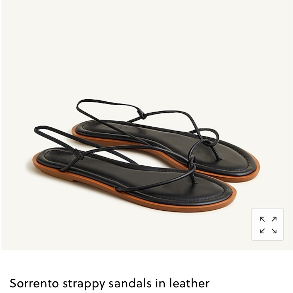 Sorrento strappy sandals in leather
